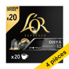 Offre : 4x L'OR Espresso Onyx capsules de café (20 pièces)