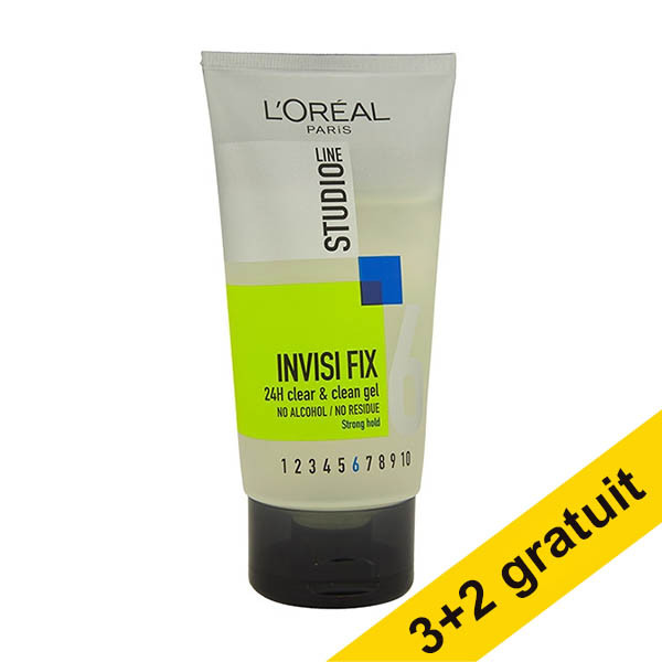 Offre : 5x L'Oréal Studio Line Invisi Fix Clear & Clean gel (150 ml) SLO00254 - 1