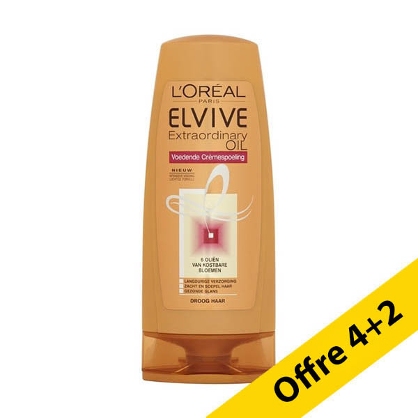 Offre : 6x L'Oréal Elvive Extraordinary Oil après-shampooing (200 ml) SLO00249 - 1