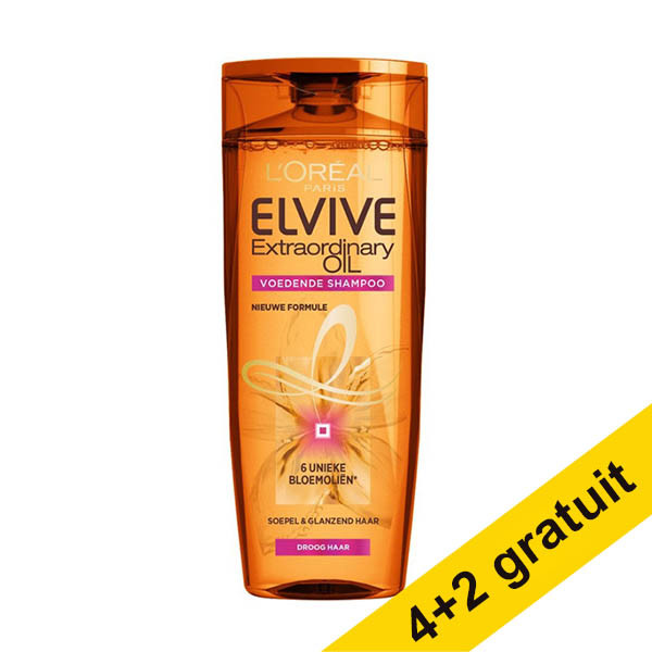 Offre : 6x L'Oréal Paris Elvive Extraordinary Oil shampooing (250 ml) SLO00246 - 1