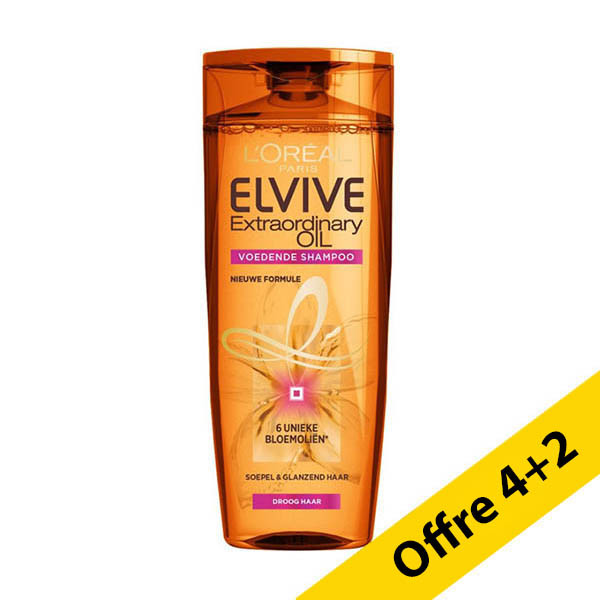 Offre : 6x L'Oréal Paris Elvive Extraordinary Oil shampooing (250 ml) SLO00246 - 1