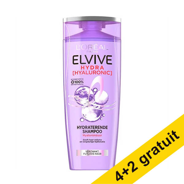 Offre : 6x L'Oréal Paris Elvive Hydra Hyaluronic shampooing (250 ml) SLO00247 - 1