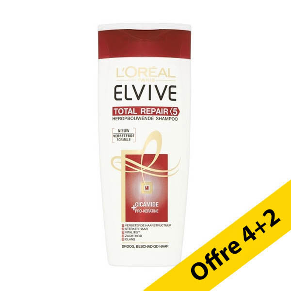 Offre : 6x L'Oréal Paris Elvive Total Repair 5 shampooing (250 ml) SLO00245 - 1