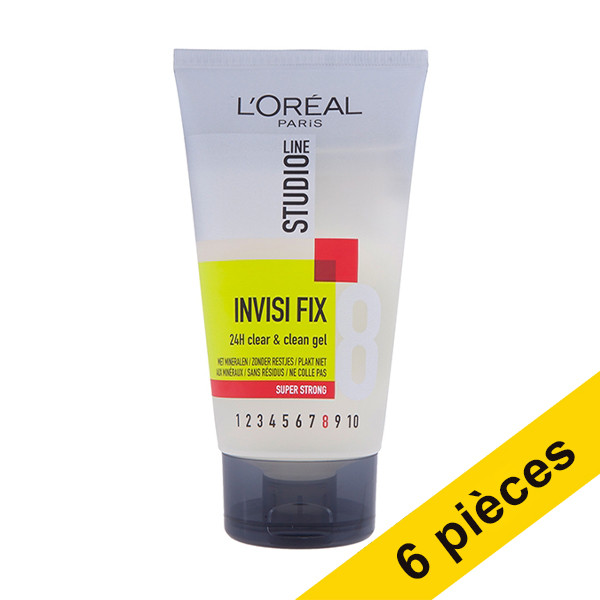 L'Oreal Offre : 6x L'Oréal Studio Line Invisi Fix gel (150 ml)  SLO00199 - 1