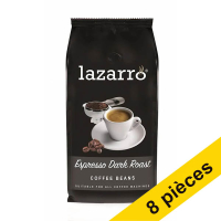 Offre : 8x Lazarro Espresso grains de café torréfaction foncée 1 kg
