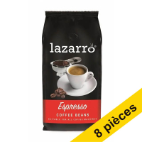 Offre : 8x Lazarro Espresso grains de café torréfaction moyenne 1 kg