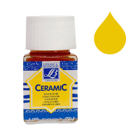 Lefranc Bourgeois Ceramic peinture pour verre et porcelaine 176 (50 ml) - jaune d'or 210327 405122