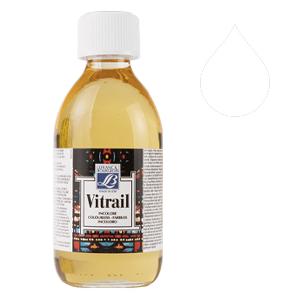 Lefranc Bourgeois Vitrail peinture pour verre et porcelaine 010 (250 ml) - incolore 210223 405091 - 1