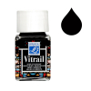 Lefranc Bourgeois Vitrail peinture pour verre et porcelaine 267 (50 ml) - noir couvrant