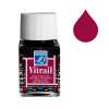 Lefranc Bourgeois Vitrail peinture pour verre et porcelaine 466 (50 ml) - rouge profond 405114 - 1