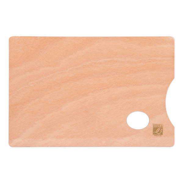 Lefranc Bourgeois palette en bois rectangle 33 x 22 cm 350211 405135 - 1