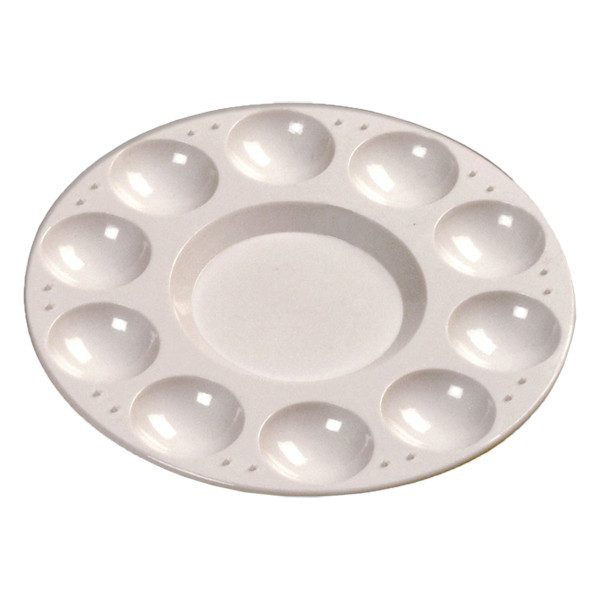 Lefranc Bourgeois palette en plastique ronde 350002 405134 - 1