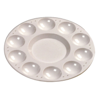 Lefranc Bourgeois palette en plastique ronde 350002 405134