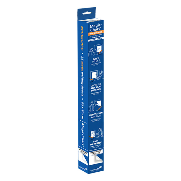 Legamaster Magic-Chart film tableau blanc 60 x 80 cm (25 feuilles) 7-159100 262001 - 3