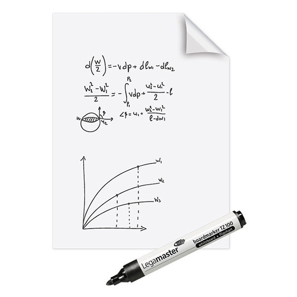 Legamaster Magic-Chart film tableau blanc 60 x 80 cm (25 feuilles) 7-159100 262001 - 4