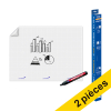 Offre : 2x Legamaster Magic-Chart XL feuille de tableau de conférence 90 x 120 cm 261997 - 1