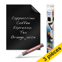 Offre : 3x Legamaster Magic-Chart tableau noir 60 x 80 cm (25 feuilles)