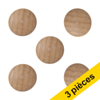 Offre : 3x Legamaster Wooden aimants (5 pièces)