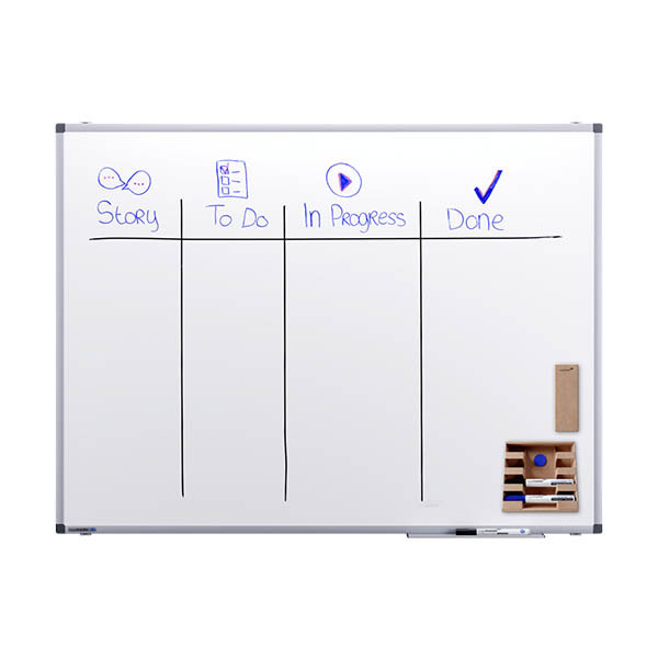 Legamaster Premium tableau blanc acier laqué magnétique 120 x 90 cm 262044 - 3