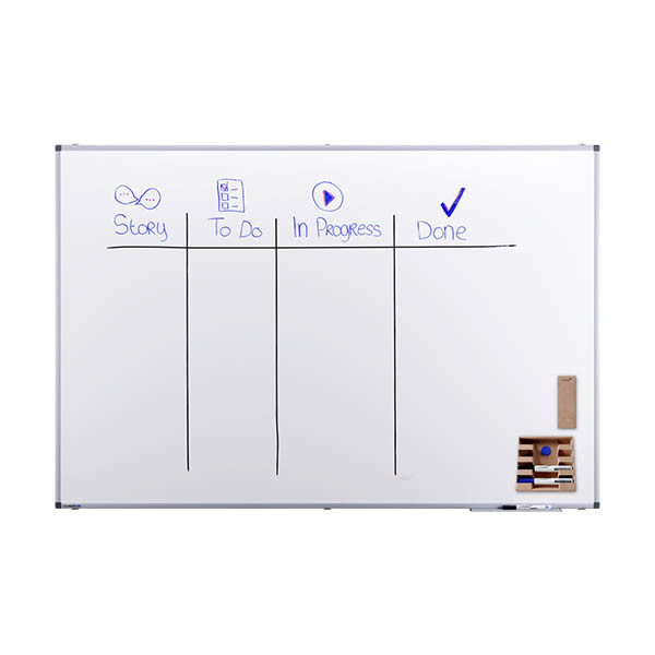 Legamaster Premium tableau blanc acier laqué magnétique 180 x 120 cm 262047 - 3
