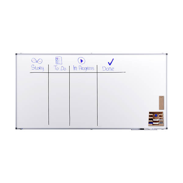 Legamaster Premium tableau blanc acier laqué magnétique 180 x 90 cm 262045 - 3