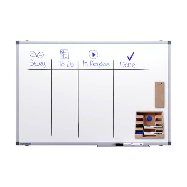 Legamaster Premium tableau blanc acier laqué magnétique 90 x 60 cm 262043 - 3