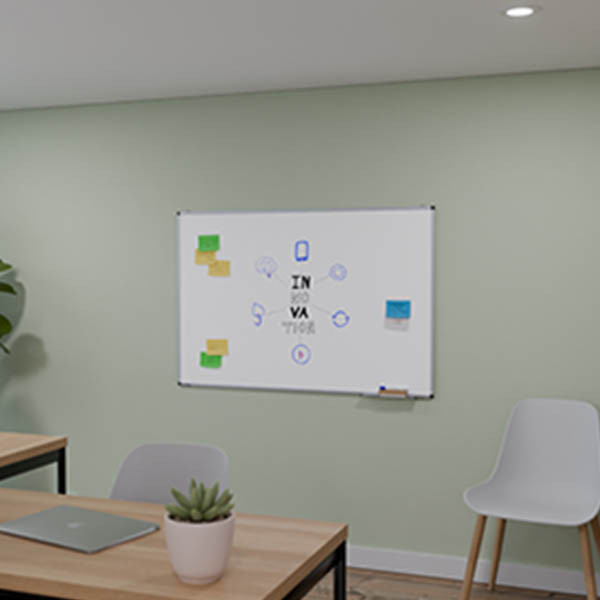 Legamaster Unite tableau blanc acier laqué magnétique 90 x 60 cm 262059 - 4