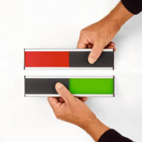 Legamaster plaque coulissante vert/rouge (25 x 6 cm) 291419