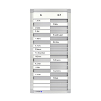 Legamaster tableau de présence (54 x 26 cm) 291417