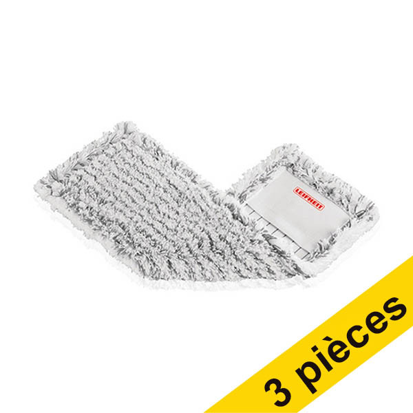 Offre : 3x Leifheit Classic chiffon de rechange pour sol XL microfibre (42 cm) SLE00587 - 1