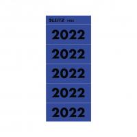 Leitz étiquettes auto-adhésives 25,5 x 60 mm année 2022 (100 pièces) - bleu 226567