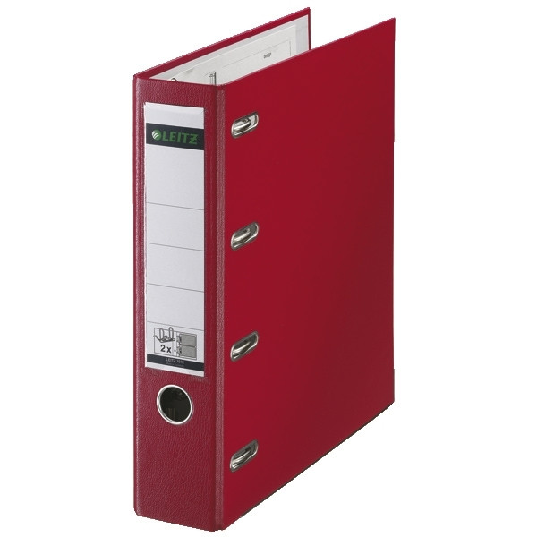 Leitz 1012 classeur à levier A4 plastique 75 mm - rouge 10120025 202946 - 1