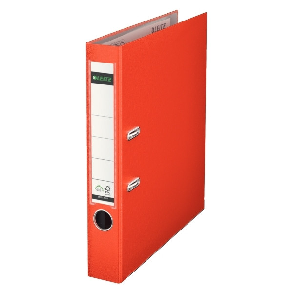 Leitz 1015 classeur A4 plastique 50 mm - rouge clair 10155020 211819 - 1