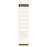 Leitz 1640 étiquettes de dos auto-adhésives larges 61 x 285 mm (10 pièces) - blanc 16400001 211028