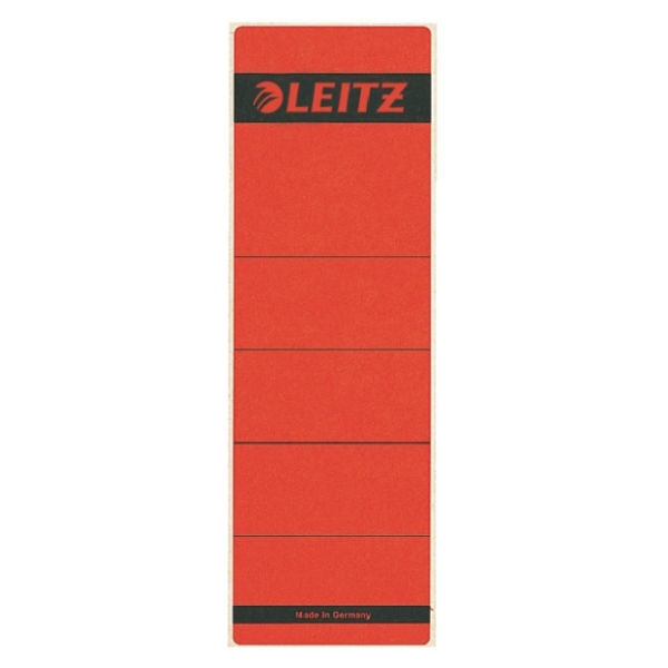 Leitz 1642 étiquettes de dos autocollantes larges 61 x 191 mm (10 pièces) - rouge 16420025 211020 - 1