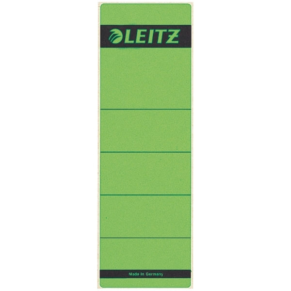 Leitz 1642 étiquettes de dos autocollantes larges 61 x 191 mm (10 pièces) - vert 16420055 211024 - 1