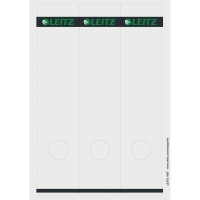 Leitz 1687 étiquettes de dos imprimables auto-adhésives larges et longues 61 x 285 mm (75 pièces) - blanc 16870085 211066