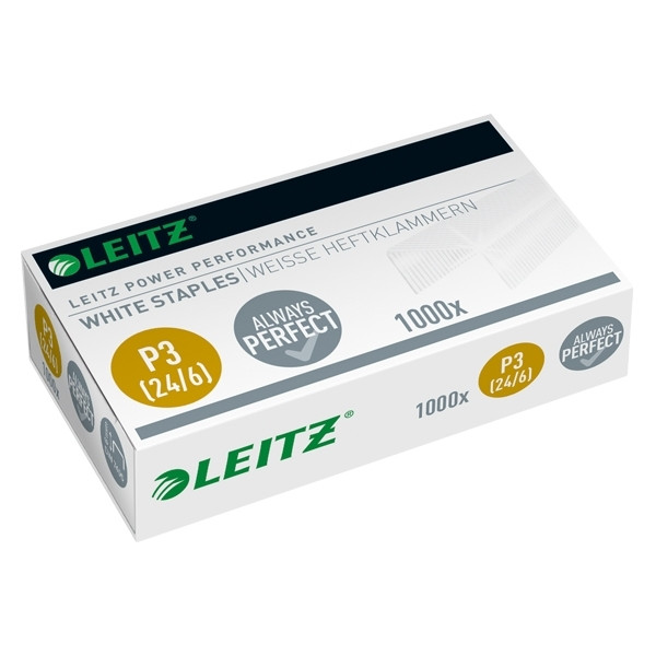 Leitz 24/6 Power Performance P3 agrafes blanches (1000 pièces) 55540000 226047 - 1