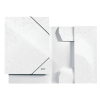 Leitz 3982 WOW farde en carton A4 - blanc métallisé