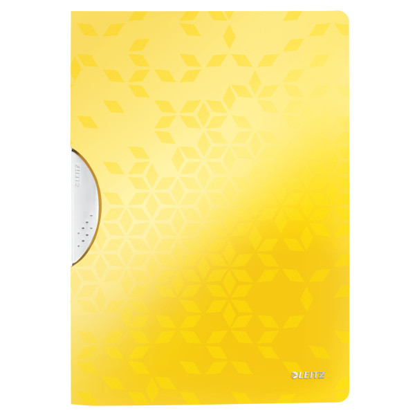 Leitz 4185 WOW ColorClip chemise à clip 30 feuilles - jaune 41850016 226149 - 1
