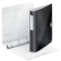 Leitz 4240 WOW classeur avec 4 anneaux en D - noir 42400095 226240