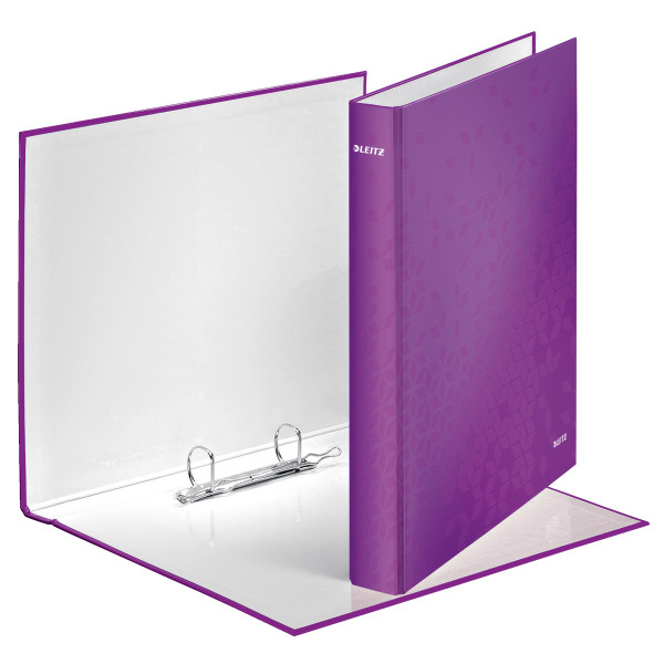 Leitz 4241 WOW classeur avec 2 anneaux en D (40 mm) - violet 42410062 211779 - 1