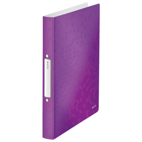 Leitz 4257 WOW classeur avec 2 anneaux en O (32 mm) - violet métallisé 42570062 211805 - 1