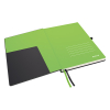 Leitz 4472 cahier broché A4 à lignes 96 g/m² 80 feuilles - noir 44720095 211530 - 3