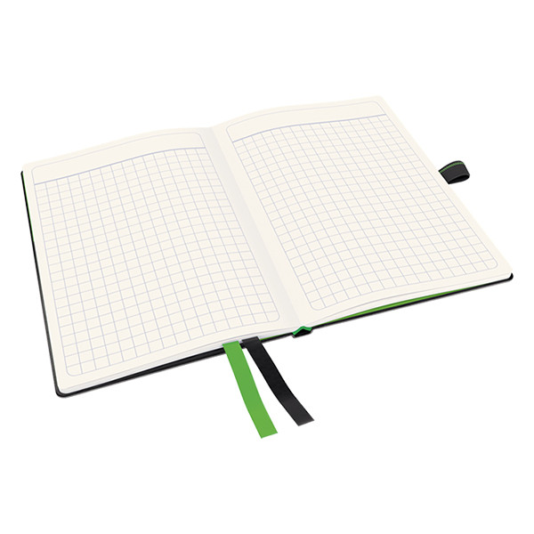 Leitz 4479 Complete carnet broché A6 quadrillé 96 g/m² 80 feuilles - noir 211560 - 4
