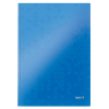 Leitz 4625 WOW cahier broché A4 ligné 90 g/m² 80 feuilles - bleu