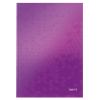Leitz 4625 WOW cahier broché A4 ligné 90 g/m² 80 feuilles - violet 46251062 211770
