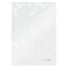 Leitz 4627 WOW cahier broché A5 ligné 90 g/m² 80 feuilles - blanc