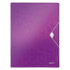 Leitz 4629 WOW boîte de classement 30 mm (250 feuilles) - violet métallisé 46290062 211934 - 1