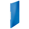 Leitz 4631 WOW album de présentation (20 pochettes) - bleu métallisé 46310036 211725 - 1